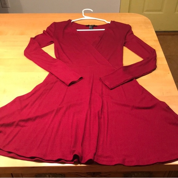 🍄Forever 21 Fit and Flare Dress - Picture 1 of 3